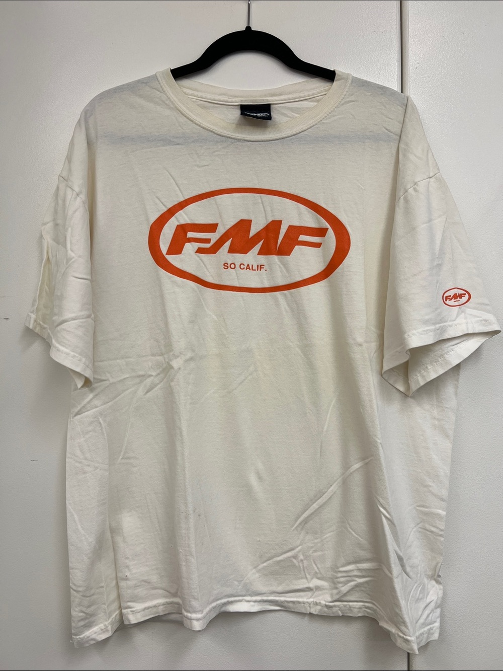 Vintage Y2K Early 2000s Original FMF SoCal Men's Company Logo T-Shirt - Thrashed